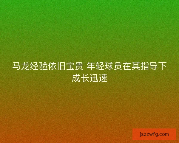 马龙经验依旧宝贵 年轻球员在其指导下成长迅速